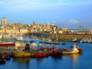 
Port in Genova