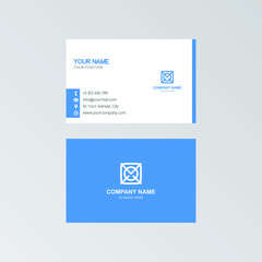 Vector modern creative and clean business card template. Flat design