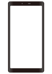 白画面のスマホ　リアル