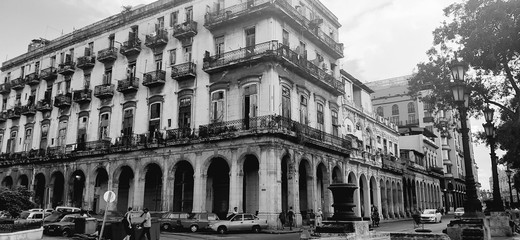 Building with amazing architecture in Havana