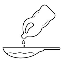 pouring medicine from bottle to spoon