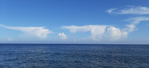 Obraz premium Caribic Ocean's view from el Malecón (Havana)