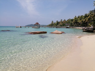 spiaggia tropicale paradisiaca, koh kood island, tailandia
