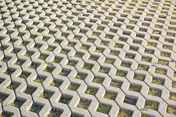 Concrete eco paving stones