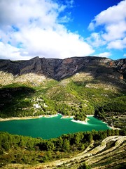 lake in mountains