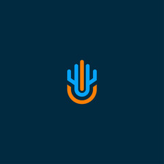 Fototapeta na wymiar Logo Initial design of the letter Wabc, abstract, alphabet, art, background, beauty, brand, branding, business, card, clean, company, concept, corporate, creative, decoration, design, elegan. - Vector