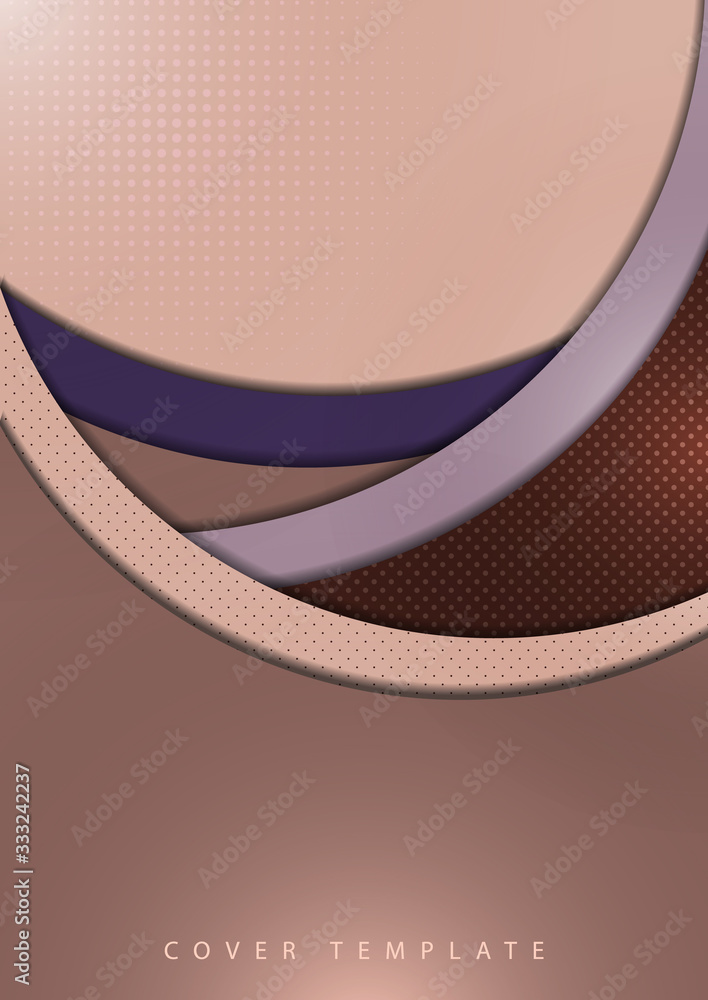 Poster abstract colorful background of shiny smooth wavy lines and curved shapes. template for a business p