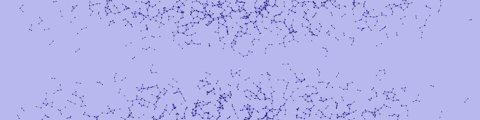 Fototapeta premium Procedural Network Mesh Art background illustration
