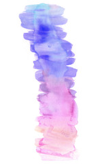 watercolor colorful spot illustration hand-drawn