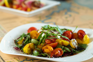 heriloom tomato salad with fennel