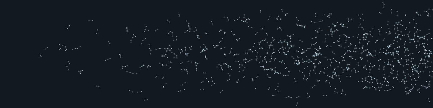 Procedural Network Mesh Art background illustration
