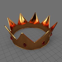 Crown with gemstones 1
