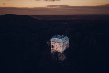 Houska Castle is an early Gothic castle. It is one of the best preserved castles of the period....