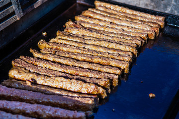 Barbecue grill with very tasty chevapcics.