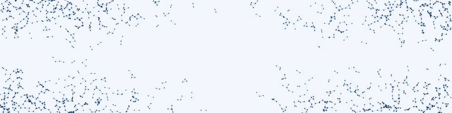 Procedural Network Mesh Art background illustration
