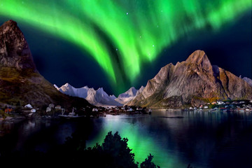 Aurora Borealis Northern lights Night Sky