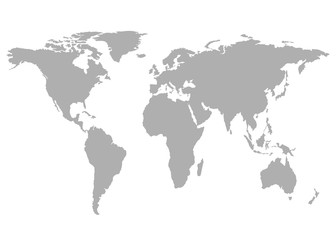 Plakat map of the world