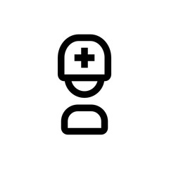 Fototapeta premium Health Staff Hospital Icon, Logo, Vector