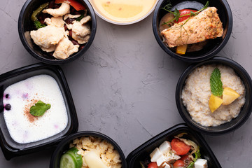 dieting for good health concept. No junk food or fast food, no sugar meal