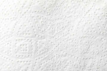 Toilet paper texture on whole background, close up