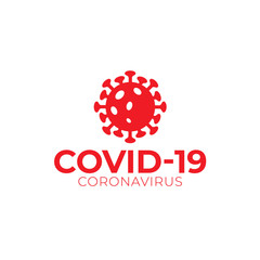 Covid-19 Coronavirus Vector Logo Graphic