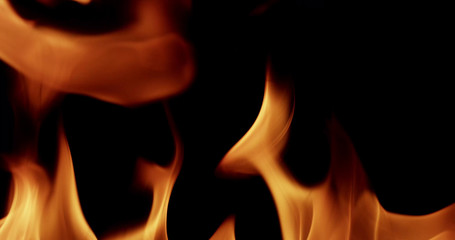 view of the movement of the fire when it is given intensity