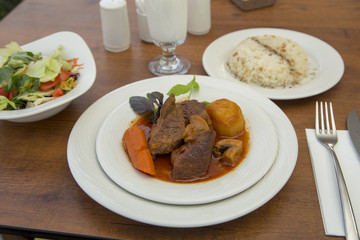 Turkish meat food from turkish cuisine