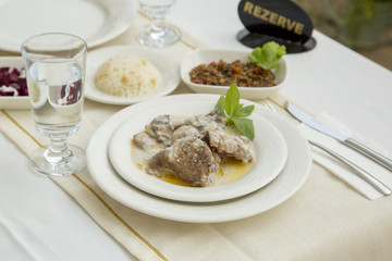 Turkish meat food from turkish cuisine