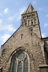 Tower of Saint James church in Ghent, Belgium