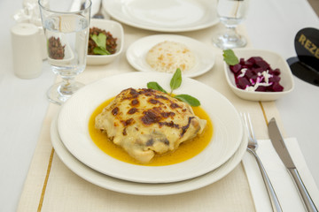 Turkish meat food from turkish cuisine