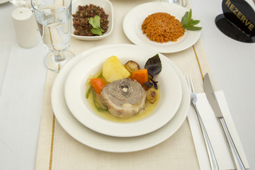 Turkish meat food from turkish cuisine