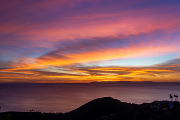 Catalina Island at Sunset