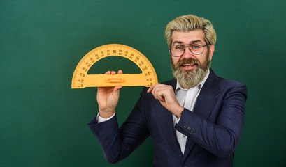 Teaching about angles. Mathematics for better future. Personal lesson. Mathematics and people...