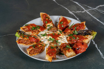 Turkish meat food from turkish cuisine