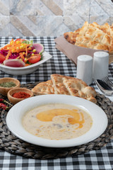 Turkish soup from turkish cuisine
