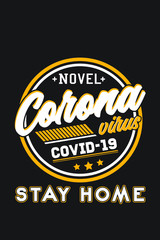 Corona virus t-shirt design | vector t-shirt of corona | COVID-19