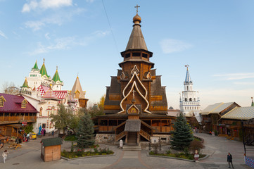 St. Nicholas Wooden Cathedral in Moscow 17.10.2019