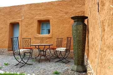 riad traditionnel berbere au maroc