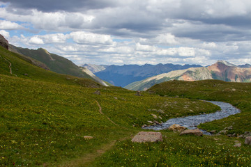 Naklejka premium mountain creek