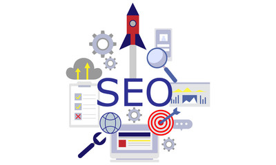 SEO,vector seo icons, flat style, vector seo icons set, search engine optimization icon vector, filled flat sign, solid pictogram isolated on white, Symbol, logo illustration free vector icon