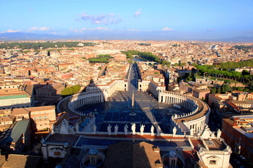 Panoramic view of the Vatican