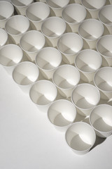 Disposable paper cups