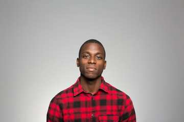 Fototapeta premium studio portrait of a happy young man