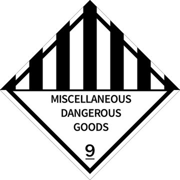 Miscellaneous Dangerous Goods Sign. Placards Class 9. Perfect For Transport Vehicles, Backgrounds, Backdrop, Sticker, Label, Sign, Symbol And Wallpapers.