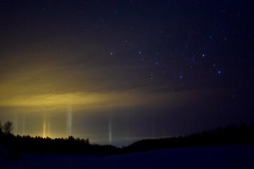 Fototapeta na wymiar aurore boreale