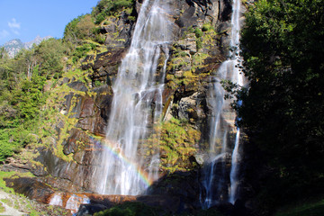 Waterfall in Switzerland