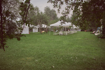 wedding tents in nature