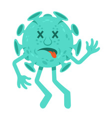 Coronavirus infectious bacteria character