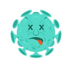 Coronavirus infectious bacteria character