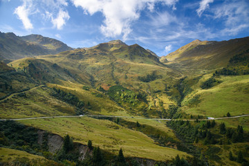 Fototapeta premium Road at top of Zillertal